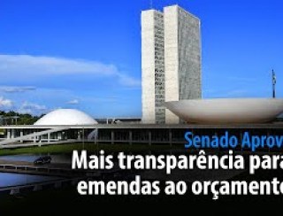 Vídeo: Senado Aprova: mais transparência para emendas parlamentares