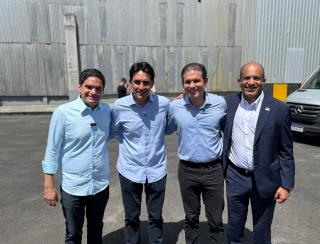 Murilo Galdino participa de inauguração de nova estrutura do Porto de Cabedelo