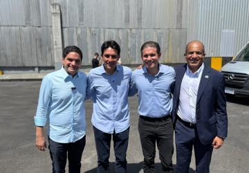 Murilo Galdino participa de inauguração de nova estrutura do Porto de Cabedelo