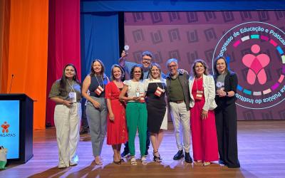 Vereadora Fabiana Gomes prestigia educadores de Campina premiados por práticas inovadoras pelo Instituto Alpargatas