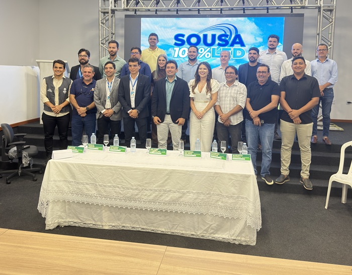 Gestão Helder Carvalho debate modernização da iluminação pública com projeto Sousa 100% LED