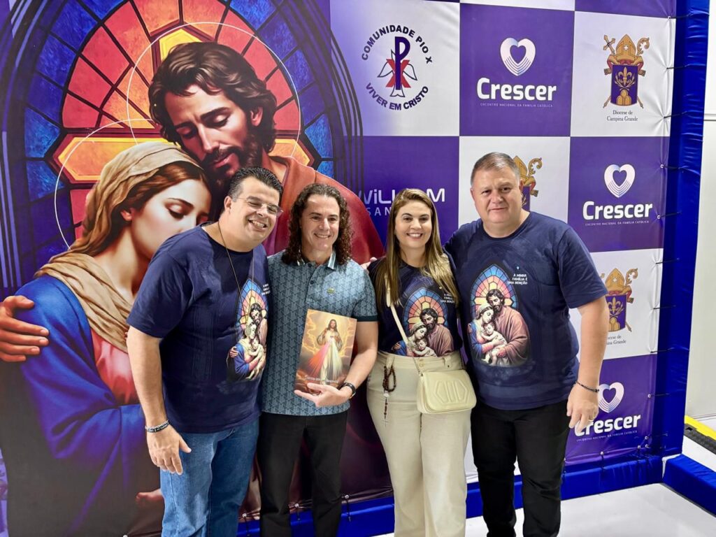 Veneziano participa do Crescer em Campina Grande e destaca a grandiosidade da missão do evento junto às famílias católicas