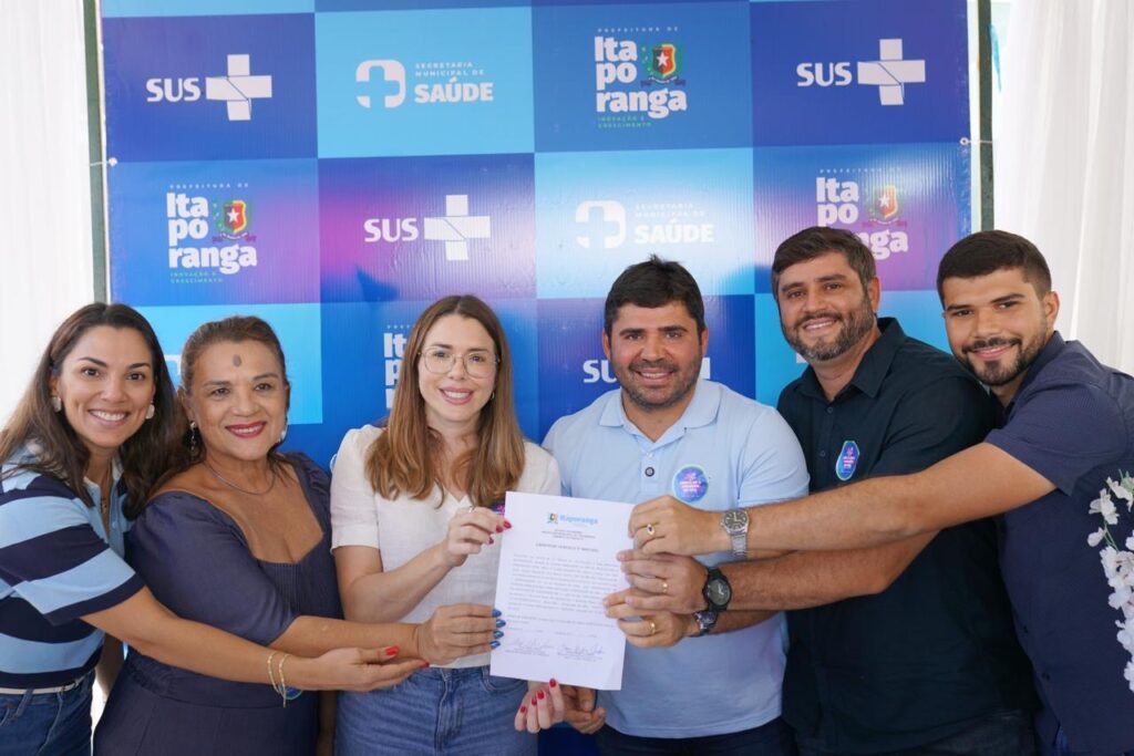 Prefeito Azif assina ordem de serviço para construção de uma nova UBS em Itaporanga