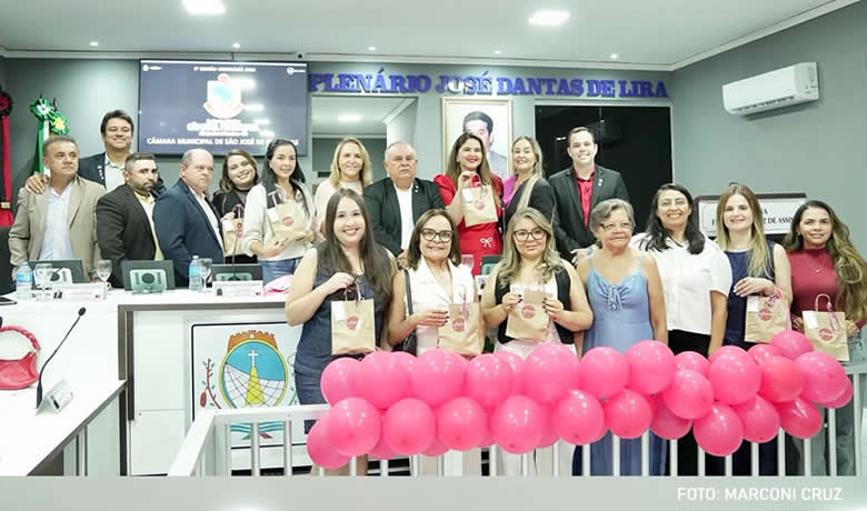 Câmara de São José de Piranhas aprova medalhas de honra, moção de aplausos e título de cidadã piranhense em homenagem às mulheres
