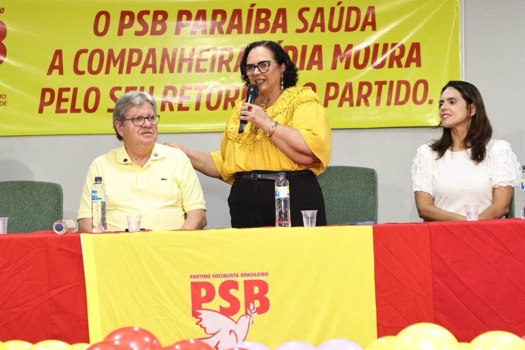 Lídia Moura se filia ao PSB e quer mostrar gestão exitosa do governo da Paraíba para o Congresso Nacional