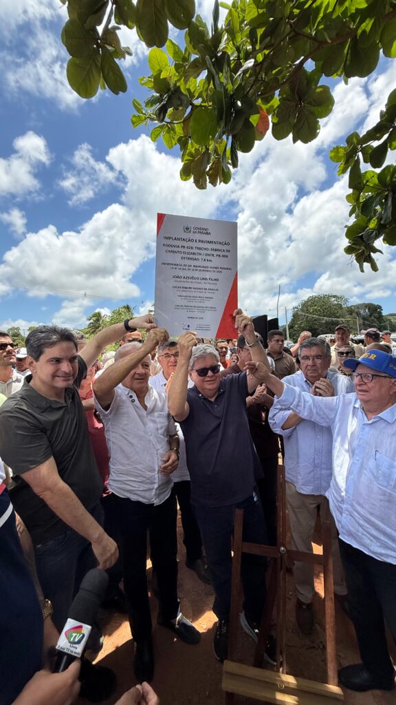 Murilo Galdino celebra inauguração da PB-028 e ponte de Cupissura em Alhandra