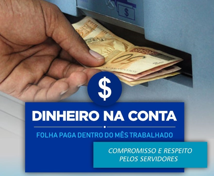 Prefeitura de Itaporanga paga folha dos servidores referente a março nesta segunda-feira, 30