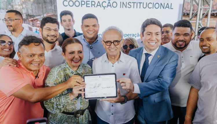 Cícero Lucena e Tarcyanna Leitão assinam convênio para reforma da histórica Ponte do Baralho, em Bayeux