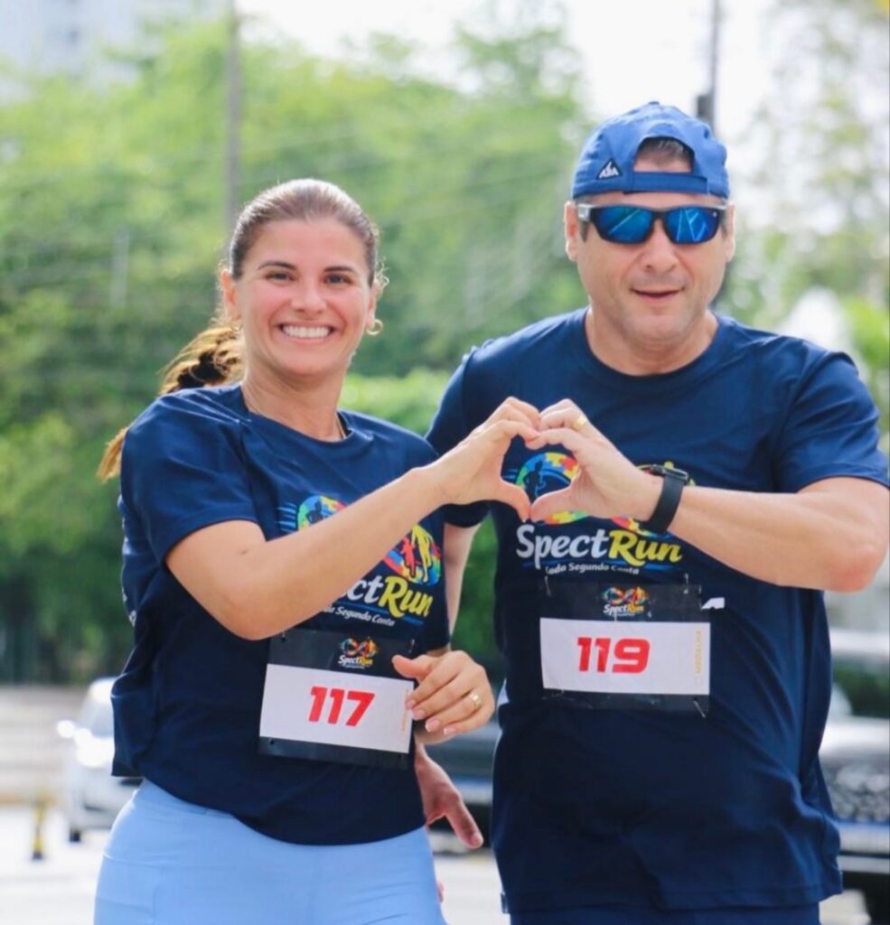 Vereadora Kallyna reforça compromisso com a inclusão durante participação na Corrida Spectrun