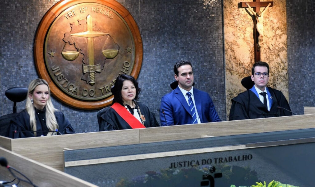 Lucas Ribeiro participa de inauguração de Sala Lilás no TJPB e prestigia posse de desembargadora no TRT-PB