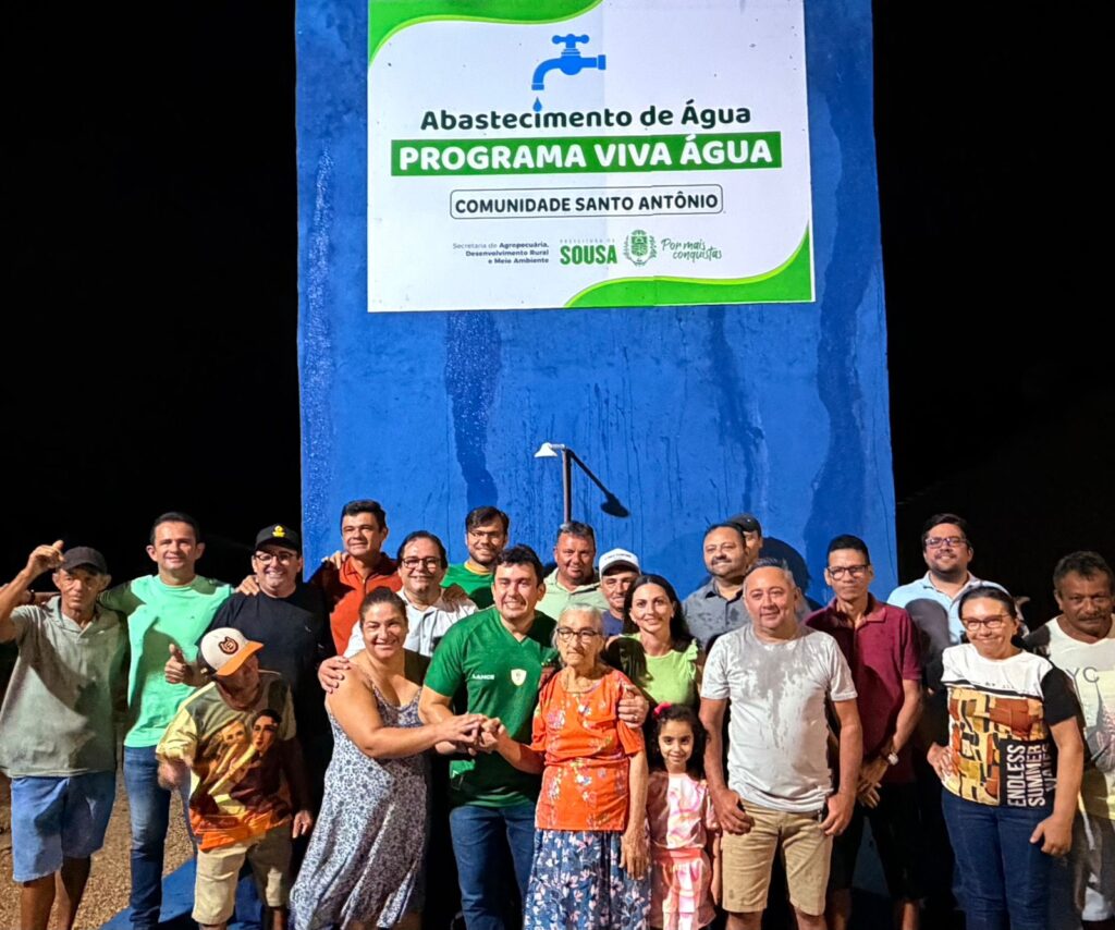 Prefeito Helder Carvalho entrega sistema de água à Comunidade Rural Santa Antônio