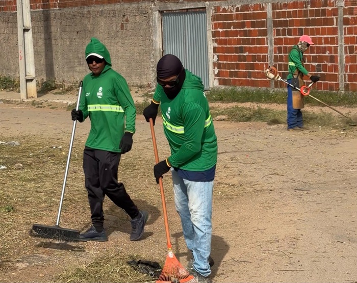 Prefeitura de Sousa intensifica força-tarefa de manutenção urbana em Sousa