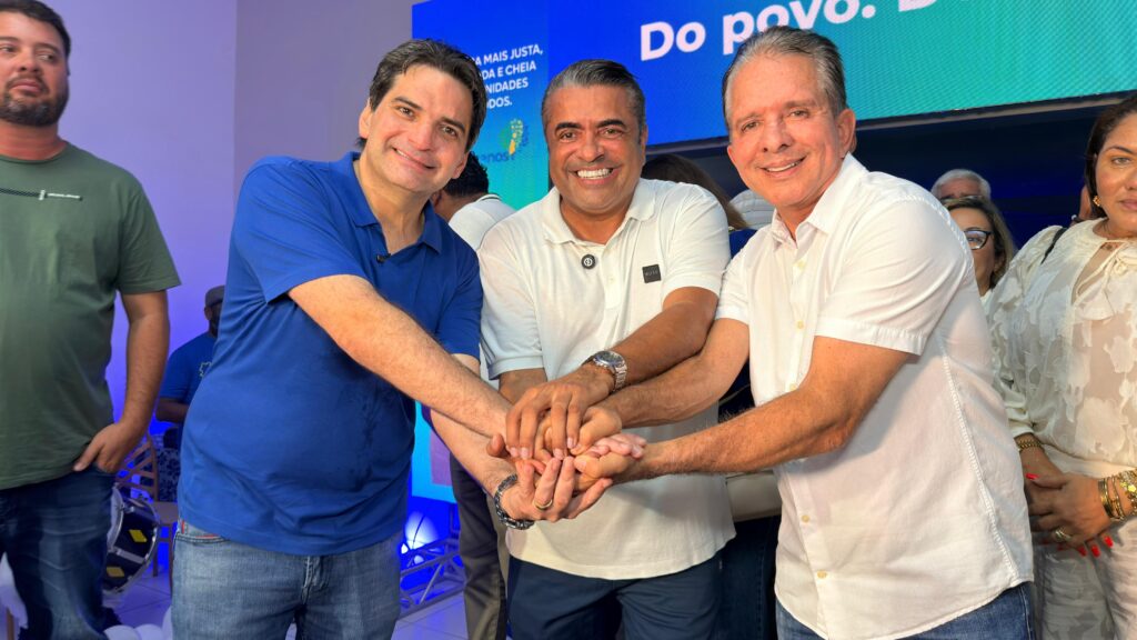 Murilo Galdino prestigia lançamento da pré-candidatura de Cicinho Lima em João Pessoa