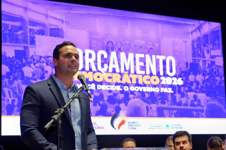 Governador Lucas Ribeiro autoriza e entrega obras na região de Cajazeiras e preside primeira plenária do ODE 2026 nesta quinta-feira