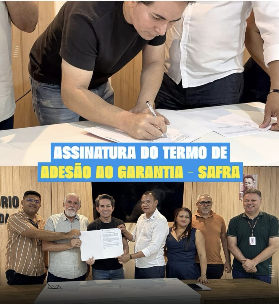 Prefeito Ednailton Sabino participa de capacitação e assinatura dos Termos do Garantia-Safra no Vale do Piancó