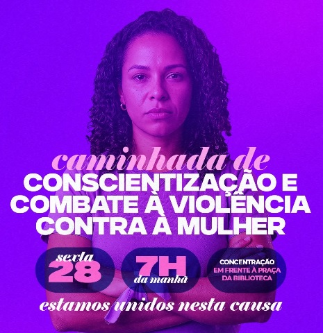Caminhada em Piancó reforça combate à violência contra a mulher nesta sexta-feira (28)