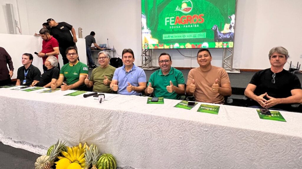 Em Sousa, prefeito Helder Carvalho lança programação da 2ª Edição da Feagros com foco no fortalecimento da produção rural