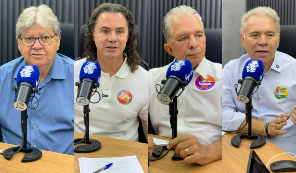 Pesquisa Data Ranking: João Azevêdo tem 53,1%, Veneziano 33,9%, Nabor, 19,1% e Queiroga registra 10,3% ao Senado