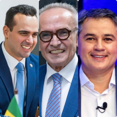 Pesquisa Data Ranking/Fonte83: Lucas Ribeiro tem 51,9%; Cícero Lucena, 15,9%; e Efraim Filho, 14,8%