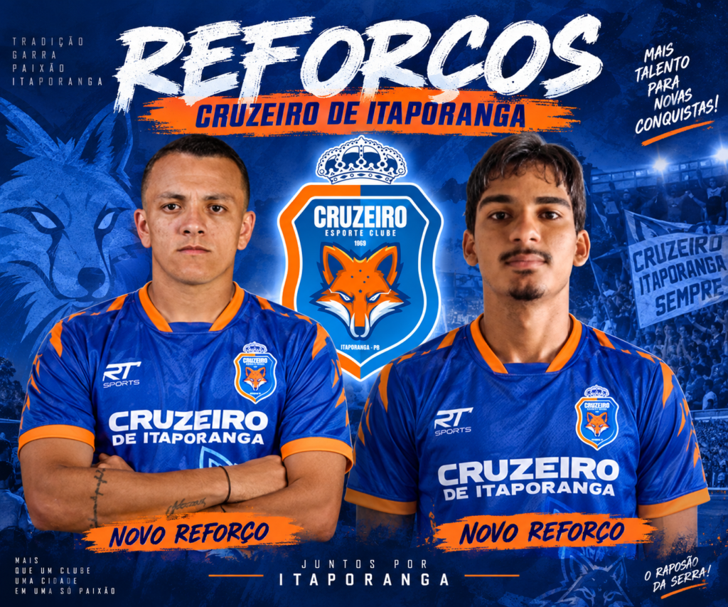 Em busca da reação na Segundona, Cruzeiro de Itaporanga anuncia oito dispensas e quatro contratações