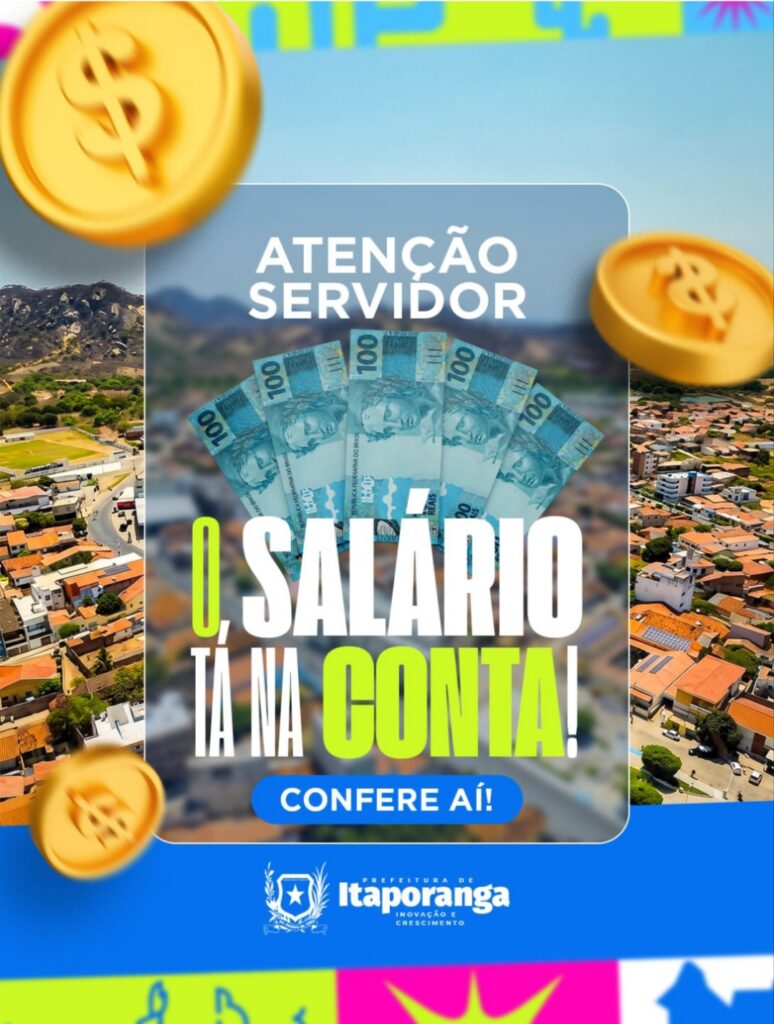Prefeitura de Itaporanga injeta mais de R$ 4,4 milhões na economia com pagamento de servidores municipais