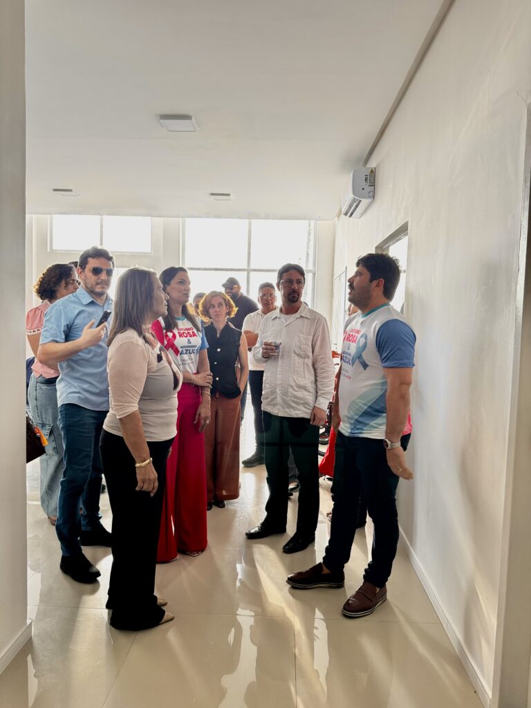 Prefeito Azif Lemos e secretário do Ministério da Saúde acompanham obras de duas novas UBS com recursos federais